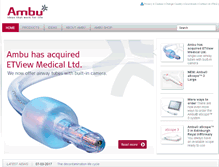 Tablet Screenshot of ambu.co.uk
